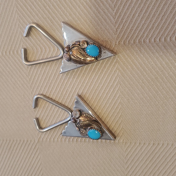 Sterling Collar Clips - Picture 3 of 4